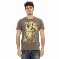 TRUSSARDI Action Men Conqueror V-neck T-shirt Brown 2AT08004