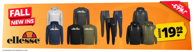 ellesse Herbst Neuheiten 19,99 €