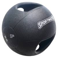 SPORTINATOR Premium Balón medicinal con asas 4kg