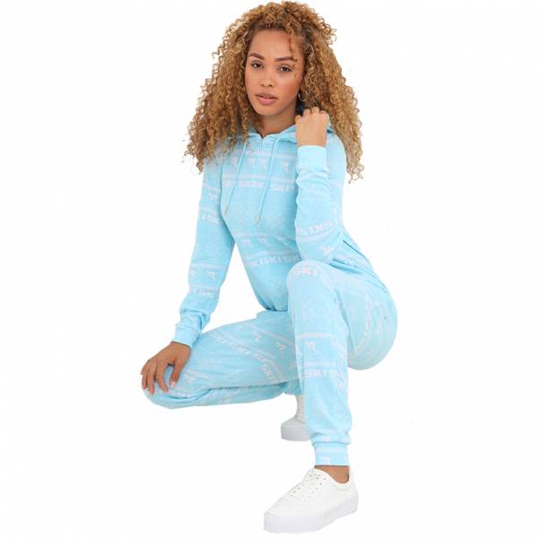 BRAVE SOUL Christmas Ski Fairisle Print Damen Jumpsuit LON-463SNOWYB