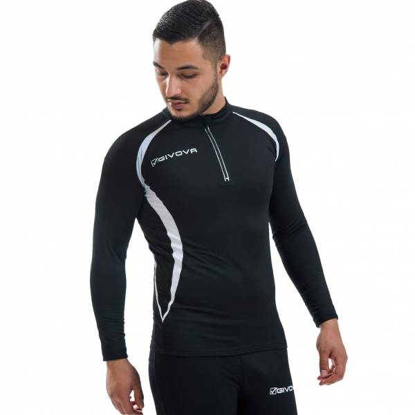 Givova 1/2 zip Uomo Maglia da running LR05-0010