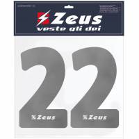 Zeus Set di numeri 1-22 da stirare 23 cm argento senior