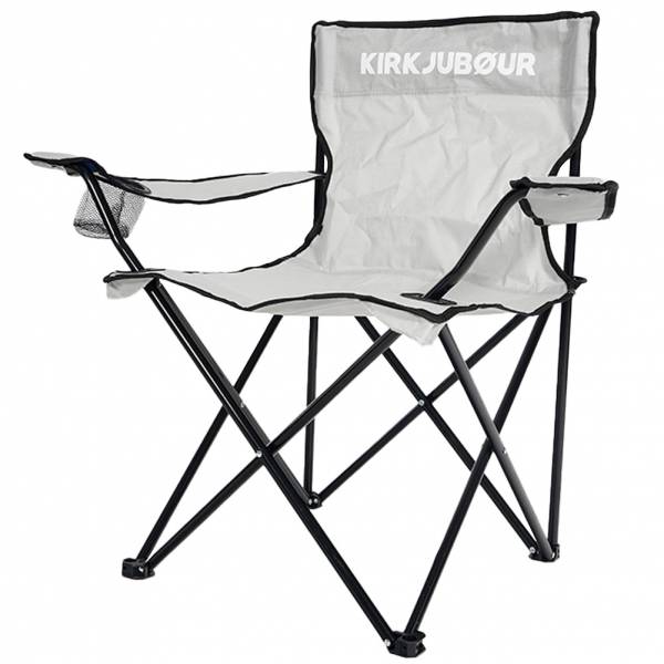 KIRKJUBØUR® &quot;Njörd&quot; Silla de camping gris