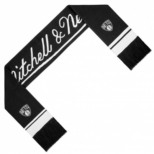 Mitchell & Ness Brooklyn Nets Sciarpa a ventaglio NBA Black Out MN-NBA337Z-BRONET-BLK