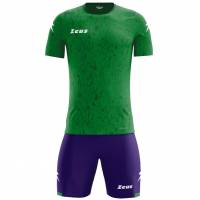 Zeus Kit Hero Trikot-Set mit Shorts grün violett