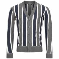 BRAVE SOUL Cárdigan retro Dutton Stripe 