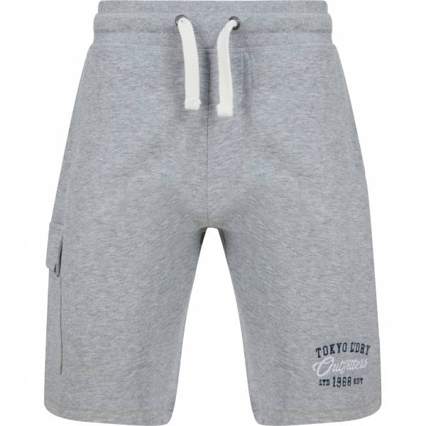Tokyo Laundry Moored Herren Sweat Shorts 1G18235 Light Grey Marl