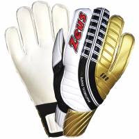 Zeus Eko Guantes de portero bronce blanco