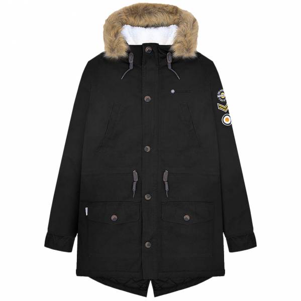 Lambretta Sherpa Lined Mężczyźni Parka SS6252-BLK