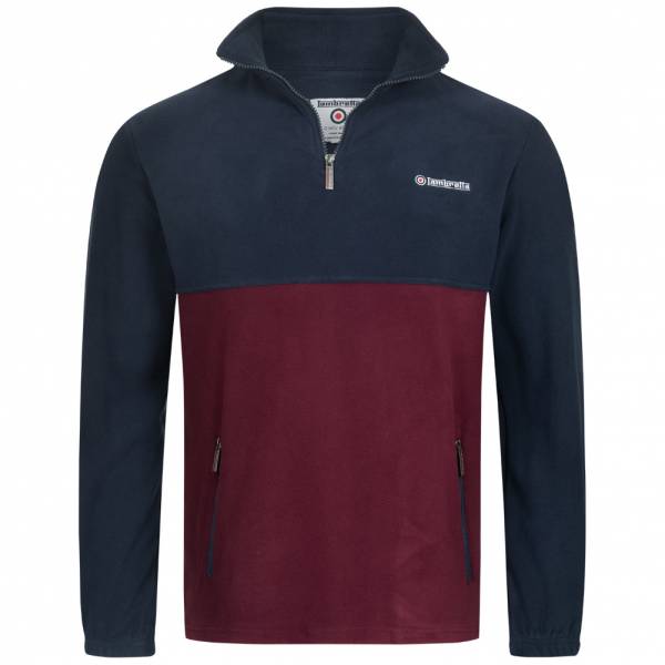 Image of Lambretta Quater Polar 1/4-Zip Uomo Giacca in pile SS0187-NVY