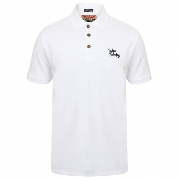 Tokyo Laundry Winterfield Herren Polo-Shirt 1X9631A Optic White