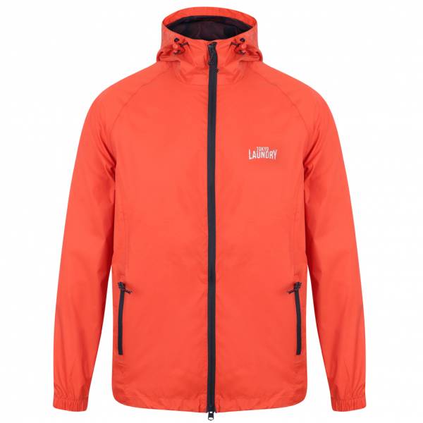 Tokyo Laundry Conroy Packaway Windbreaker Herren Jacke 1J10742 Burnt Orange