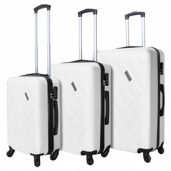 VERTICAL STUDIO &quot;Vantaa&quot; Valise Ensemble de 3 20&quot; 24&quot; 28&quot; blanc