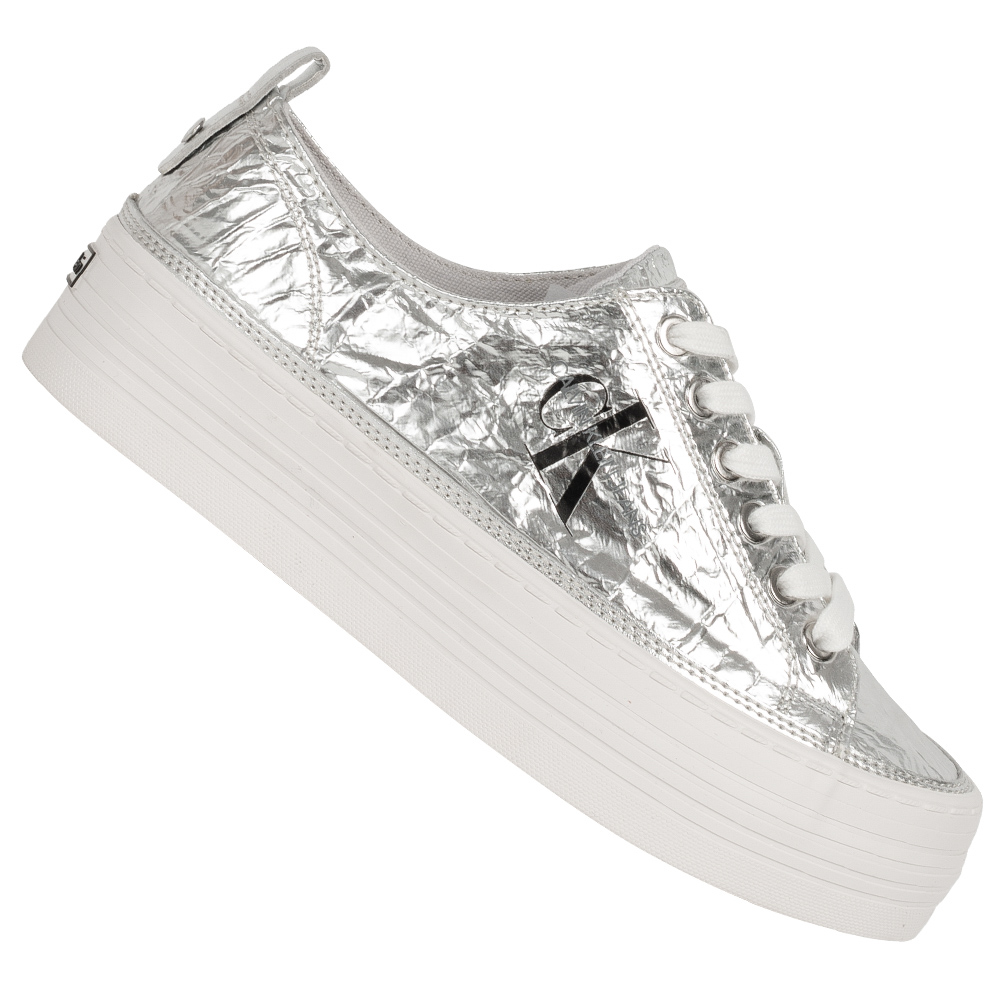 plateau sneaker silber