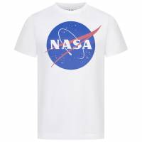 NASA Circle Logo Hombre Camiseta TMMTS007WHT