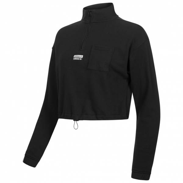 adidas Originals Half Zip Damen Crop Sweatshirt EC0757