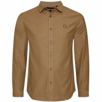 Lyle y Scott Chunky Slub Hombre Camisa de manga larga LW1711V-W780