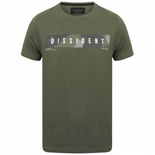 DNM Dissident Gima Herren Logo T-Shirt 1C12392 Thyme