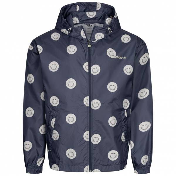 adidas Originals Smiling Face Full Print Casual Hommes Coupe-vent HN0394