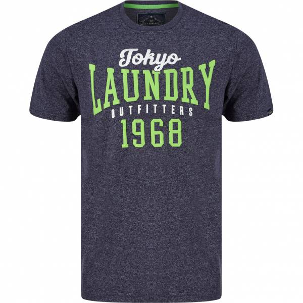 Tokyo Laundry Search Hommes T-shirt 1C18220 Navy Meule