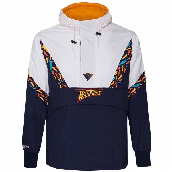 Mitchell & Ness Golden State Warriors NBA 1/2-Zip Jacke HFZPMG18020-GSWNAVY1