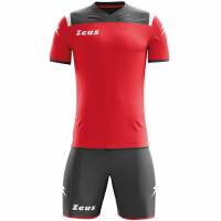 Zeus Kit Vesuvio Zestaw piłkarski 2-częściowy czerwono-szary