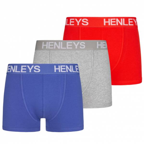 HENLEYS 3er-Pack Herren Boxershorts HOF00557