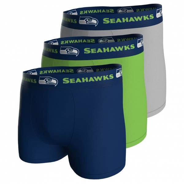 Seattle Seahawks NFL Uomo Boxer Set da 3 23250001-4075