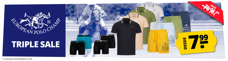 EUROPEAN POLO CHAMP Triple Sale desde 7,99 €