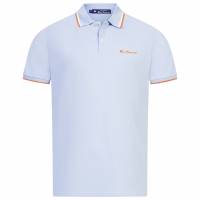 BEN SHERMAN Twin Tipped Men Polo Shirt 0076270N-PALEBLUE