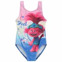 Trolls Poppy Bambina Costume da bagno intero ET1914-blu