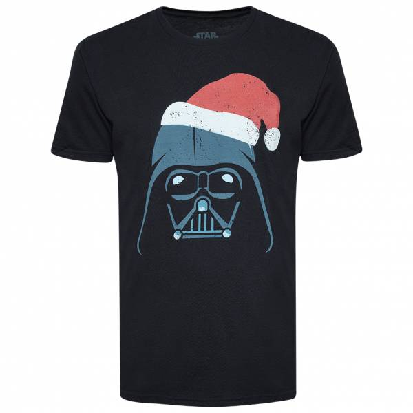 GWIEZDNE WOJNY Darth Vader Santa Anime Mężczyźni T-shirt POMTS161BLK