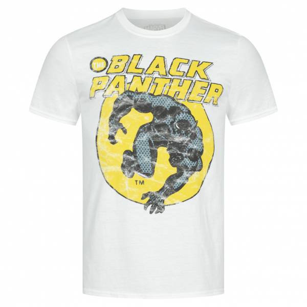 Black Panther Marvel Forever Men T-shirt FBMTS564WHT