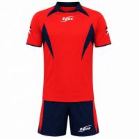 Zeus Kit Tony Herren Volleyball Trikot + Shorts rosso/blu