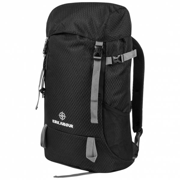 KIRKJUBØUR® &quot;Abisko&quot; Trekking extérieur haut de gamme Sac à dos 30 L noir