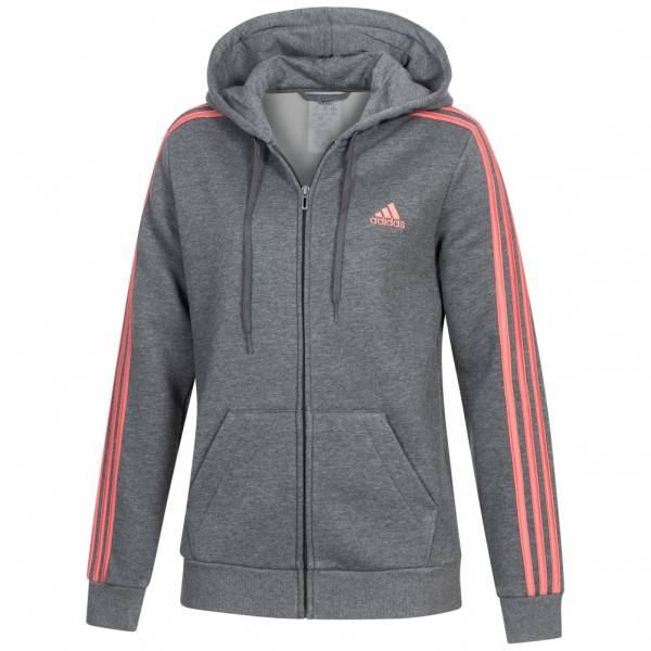 Image of adidas Zip intera con 3 strisce Donna Felpa con zip e cappuccio HM1900