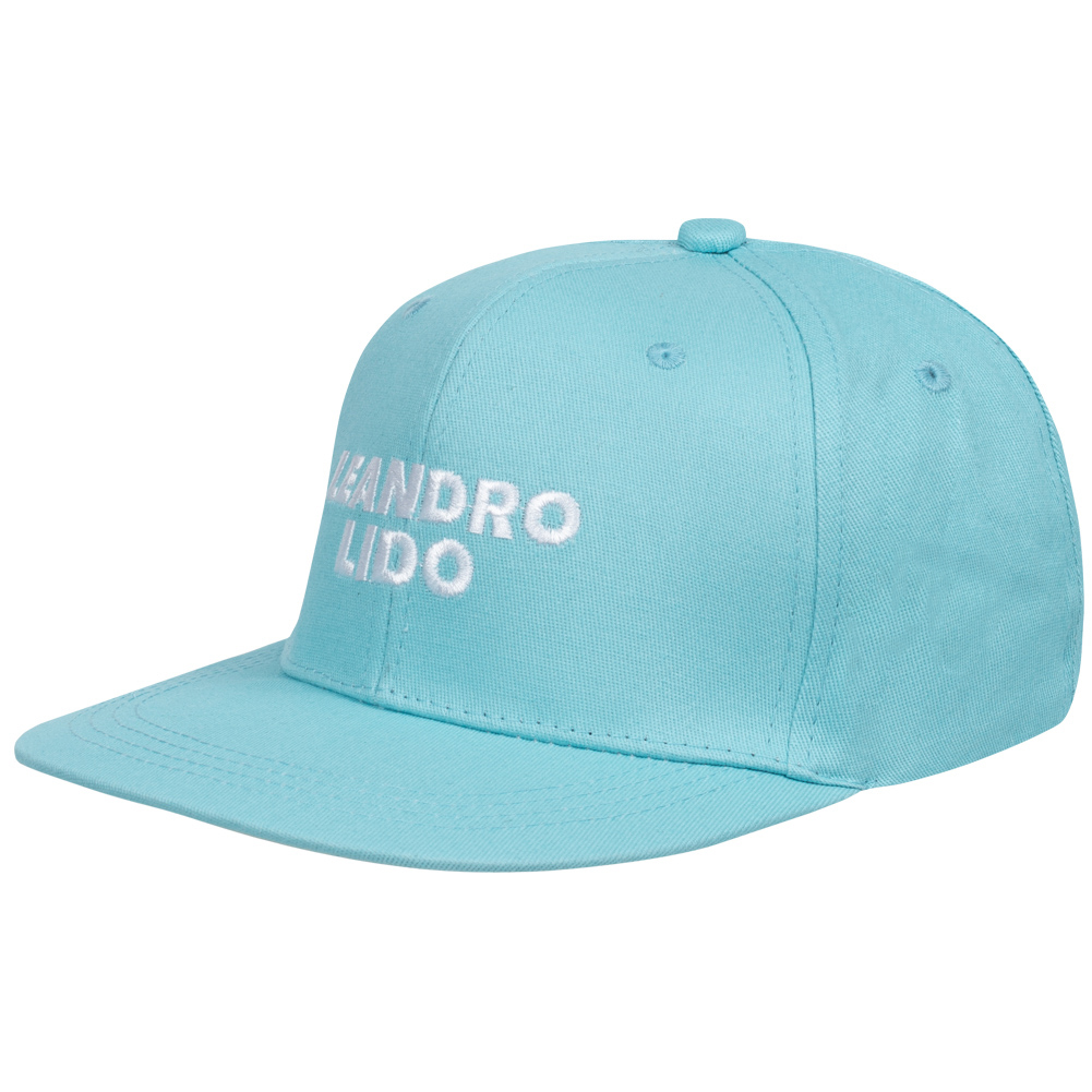 Casquette snapback bleu foncé avec logo latéral Macna Vente en Ligne