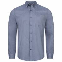 BEN SHERMAN Oxford Men Long-sleeved Shirt 0076260-DARK BLUE