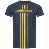Lambretta Stripe Print Uomo T-shirt SS5266-NAVY