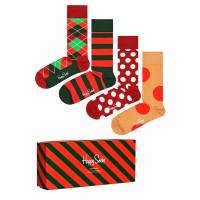 Happy Socks Holiday Classics Geschenkset Socken 4 Paar XHCG09-4300