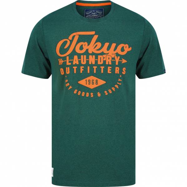 Tokyo Laundry Robins Heren T-shirt 1C18487 Groene Grindle