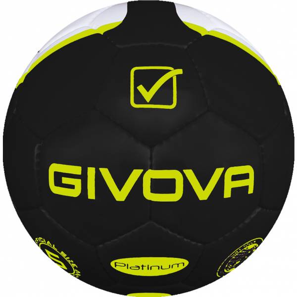Givova football "Platinum" black / neon yellow