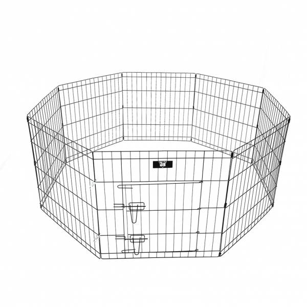 SPOCADO &quot;United&quot; Free-range enclosure 8 pcs. foldable 61 × 61 cm black