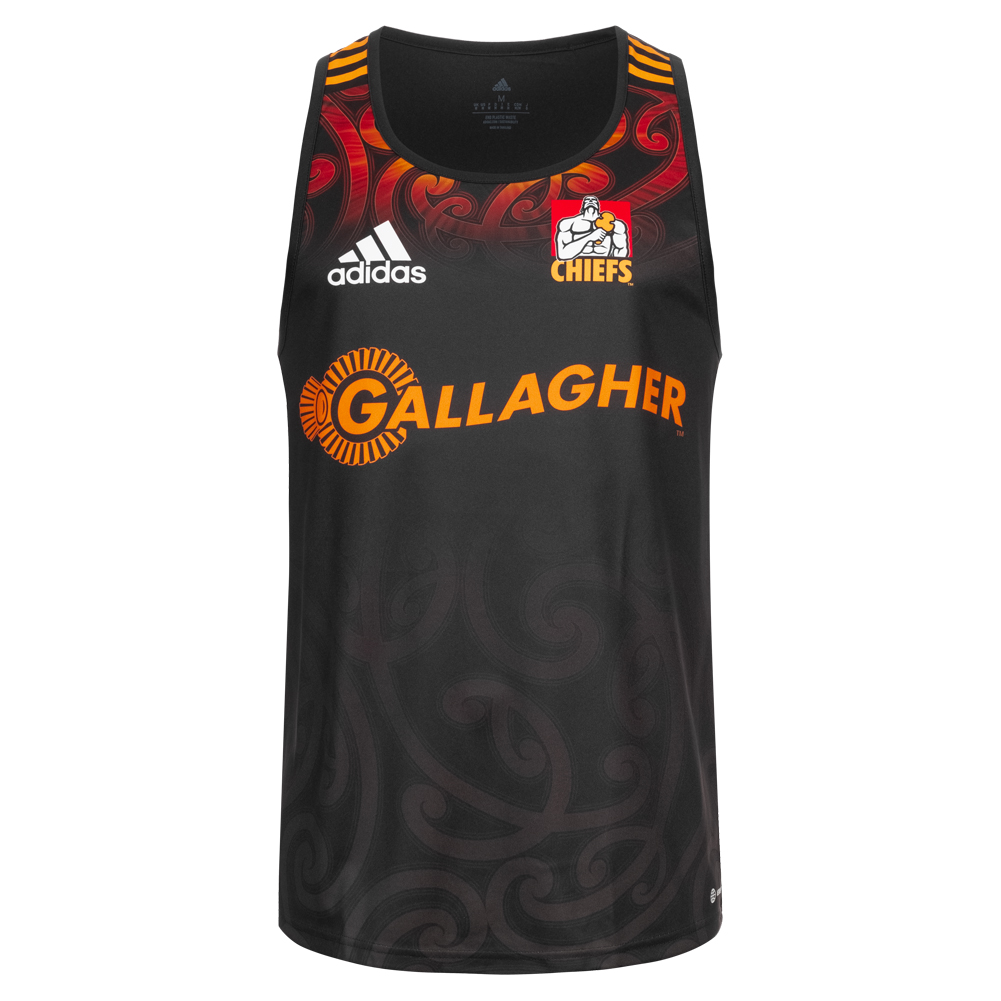 Chiefs adidas Singlet Camiseta mangas de rugby H58531 | deporte-outlet.es