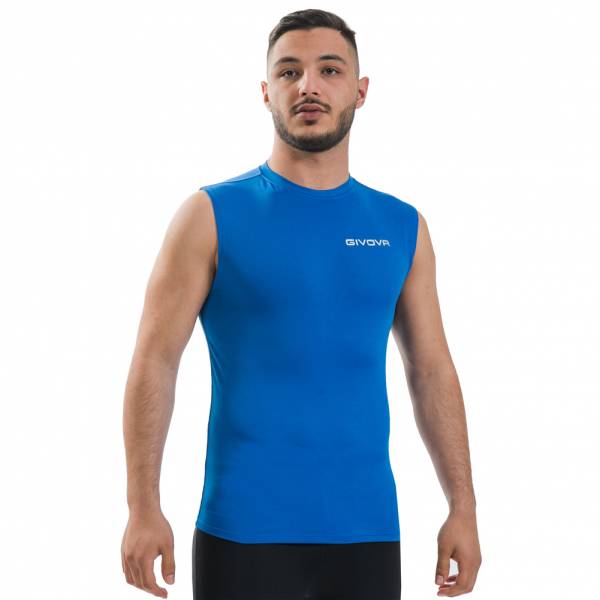 Givova Cuerpo 1 Camiseta funcional sin mangas azul
