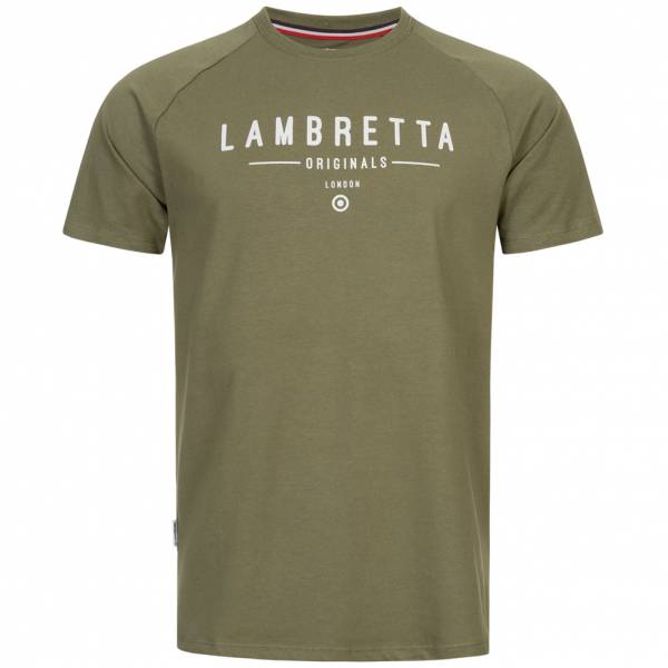 Lambretta Originals Raglan Herren T-Shirt SS5262-KHAKI
