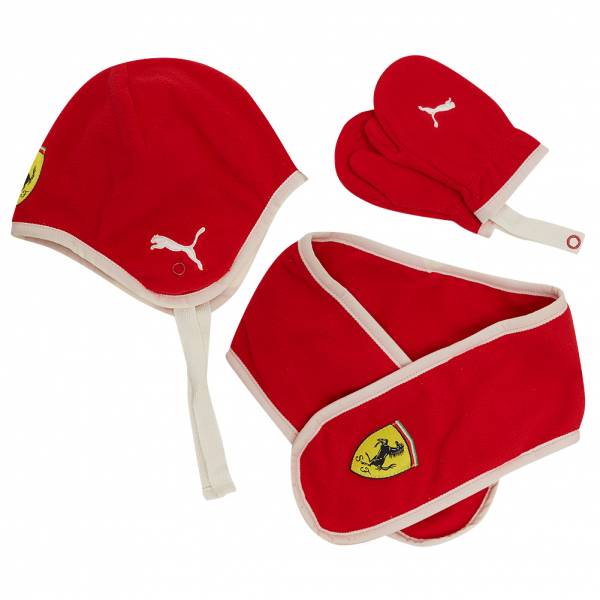 PUMA x Scuderia Ferrari Baby Winter Schal Set 760661-01