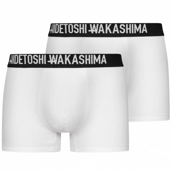 HIDETOSHI WAKASHIMA &quot;Sapporo&quot; Uomo Boxer Set da 2 bianco