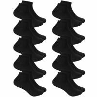 SPORTINATOR Sneakersocken 10 Paar schwarz