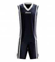 Zeus Kit Bozo Camiseta de baloncesto + Pantalones cortos 2 piezas. Azul/Blanco